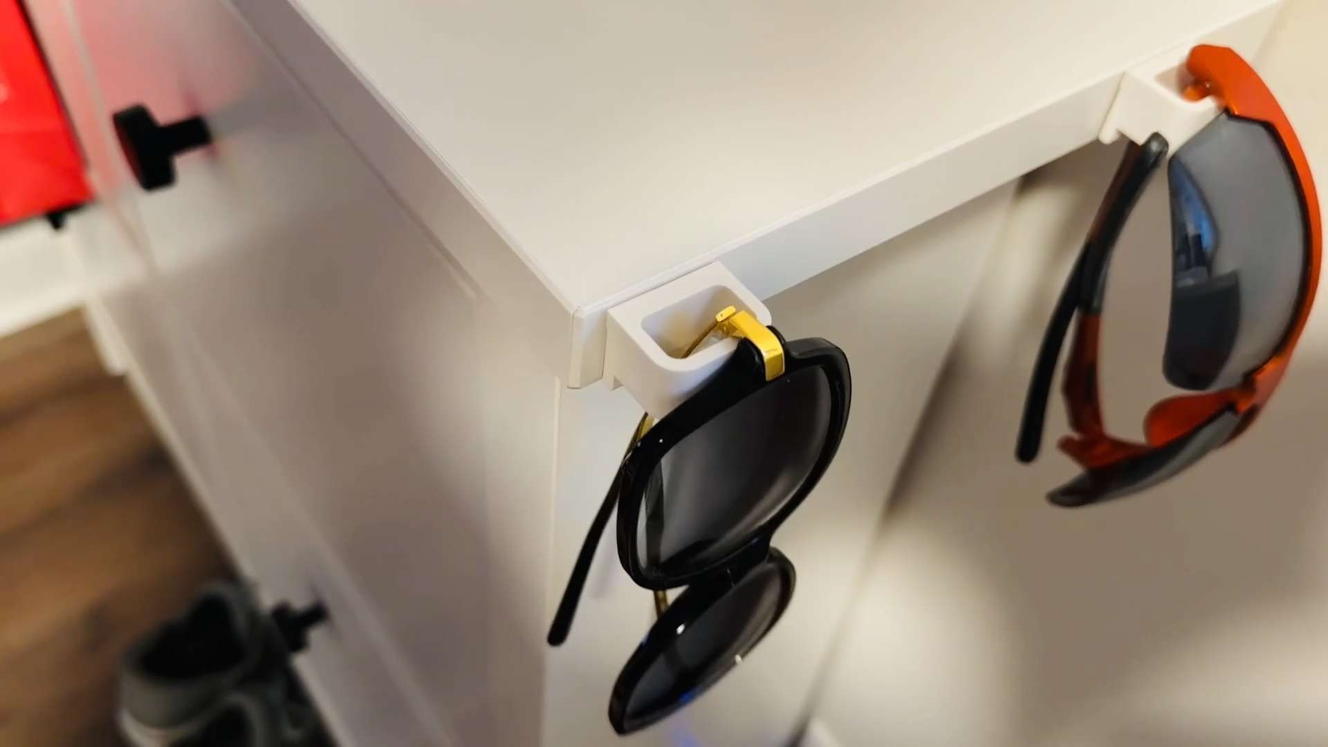 #ad This post contains affiliate links, which means I may earn a small commission if you make a purchase through my links.

These adhesive glasses holders are a simple way to keep your eyeglasses or sunglasses in an easy-to-find spot. You can stick them on a nightstand, desk, wall, or even in the car so you always have a place to store your glasses when you’re not wearing them. A practical little organizer that helps keep glasses protected and within reach. 

 #LTKmomlife #LTKHome
