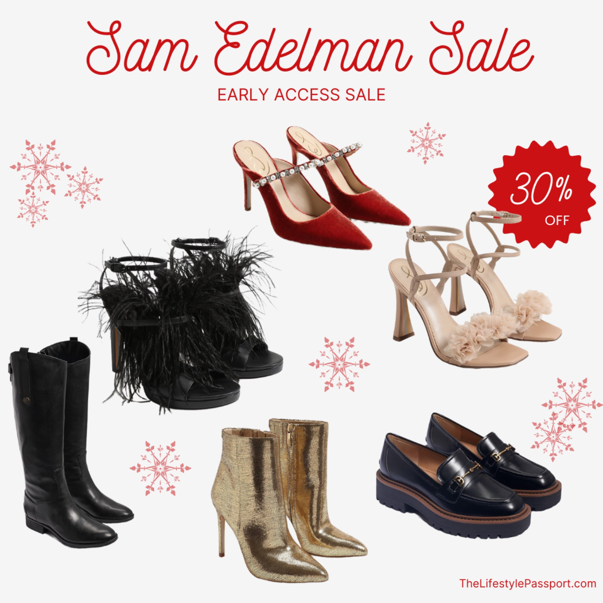 Sam Edelman Early Access Sale!  30% with code PRESENT30

TheLifestylePassport.com

#LTKsalealert #LTKGiftGuide #LTKHoliday