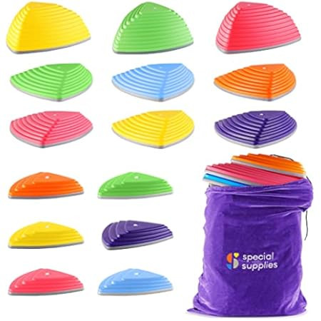 Malifea Stepping Stones for Kids Balance Non-Slip 6 Pcs | Stepping Rocks & Coordination Enhanced ... | Amazon (US)