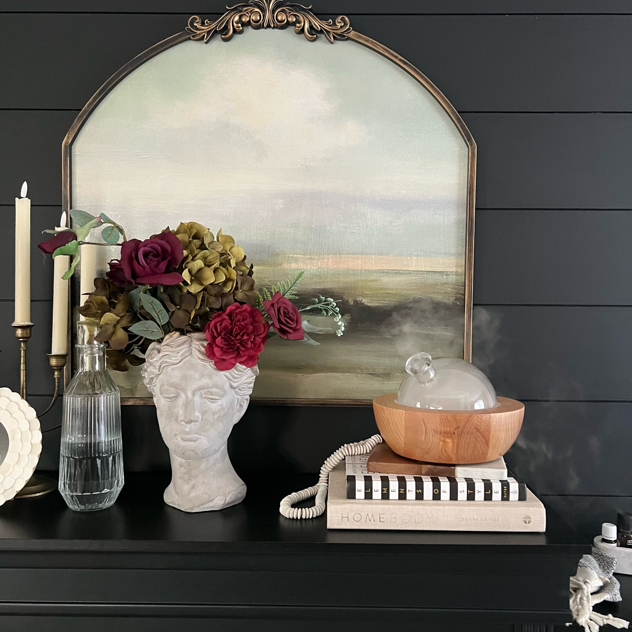 🍂 Fall mantle! 
:
:
:
:
:
:
#fallhomedecor #fallinspo #homedesign #interiordesign 

#LTKstyletip #LTKhome #LTKSeasonal