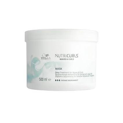 Wella Professionals NUTRICURLS Deep Care Hair Mask for Wavy & Curly Hair - Nourishes & Defines, 5... | Amazon (DE)