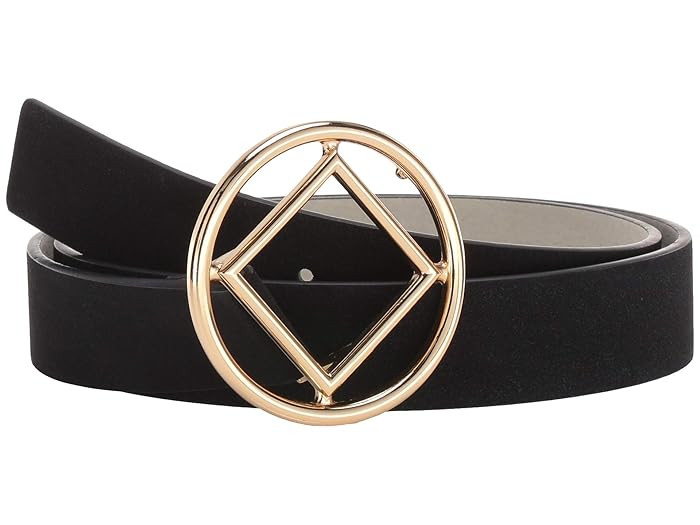 Lodis Accessories Geometric Buckle Pant Belt (Black) Women's Belts | Zappos