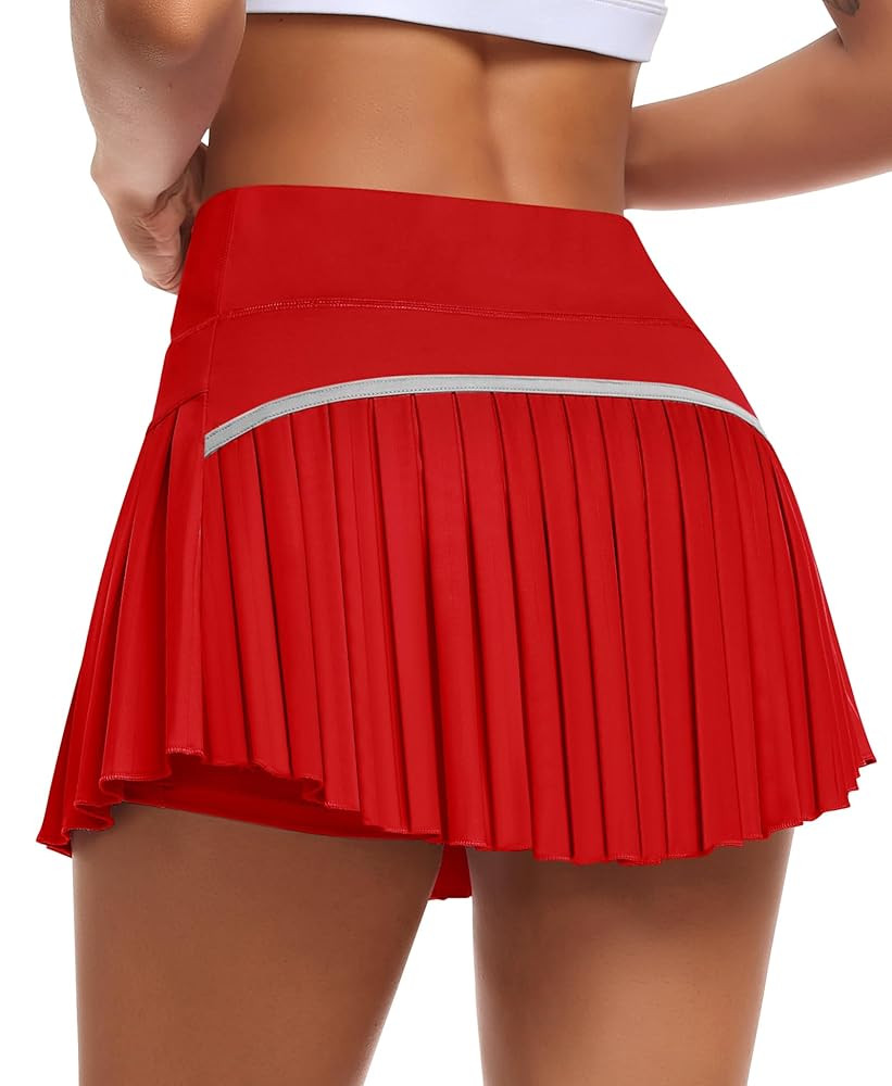 JoyGirl Womens Pleated Tennis Skirt with Shorts High Waisted Golf Skort Mini Skirt Workout Skirt ... | Amazon (US)