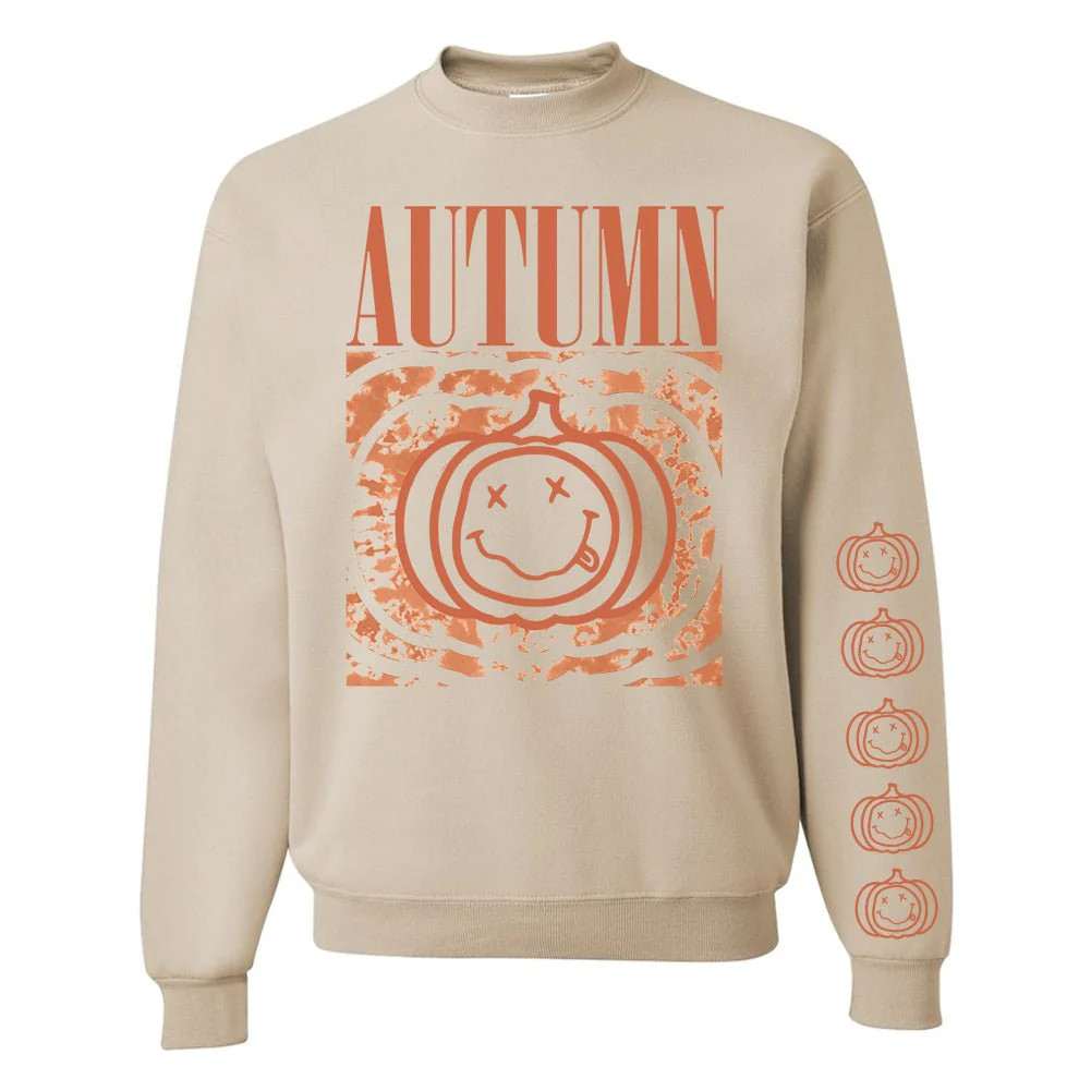 AUTUMN 'Nirvana Pumpkin' Sweatshirt | United Monograms