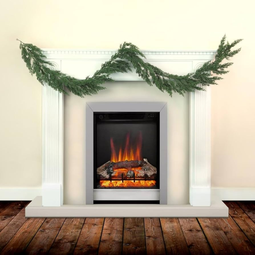 Artificial Cedar Garland - 180cm / 6ft - Christmas decoration for staircases, tables and mantelpi... | Amazon (UK)