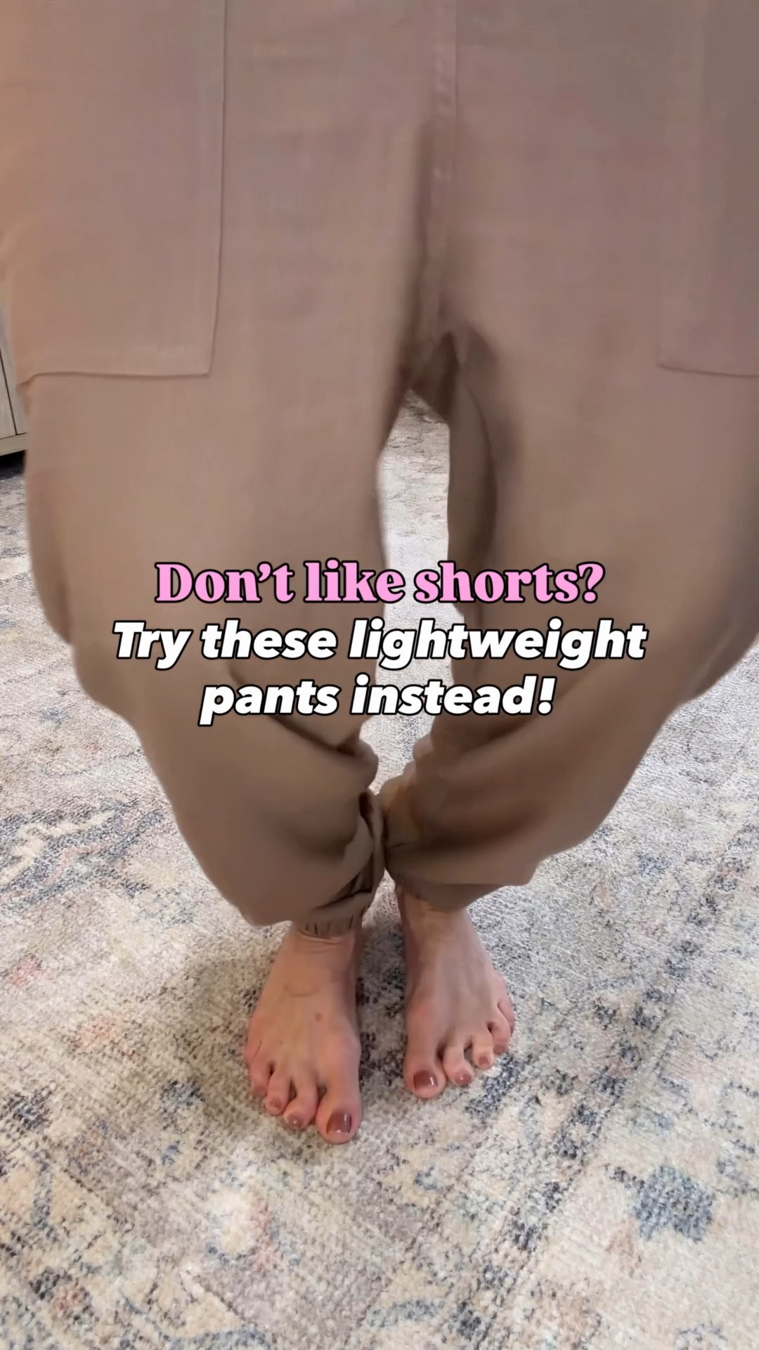 If you don't love shorts, these Amazon lightweight pants are a great alternative! Plus they will keep you nice and cool all summer. 😎 They have a comfy  drawstring waistband, breathable fabric, a nd look great from the backside!

I'm wearing a size small and fit is true to size.

#LTKOver40 #LTKootd #LTKgrwm