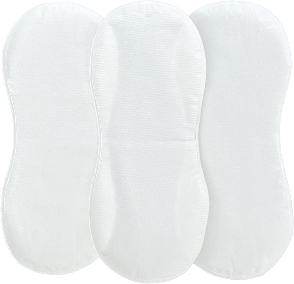 Quilted Bamboo Changing Pad Liner, Fits in Peanut Shaped Super Soft Peanut Changer Liners are War... | Amazon (US)