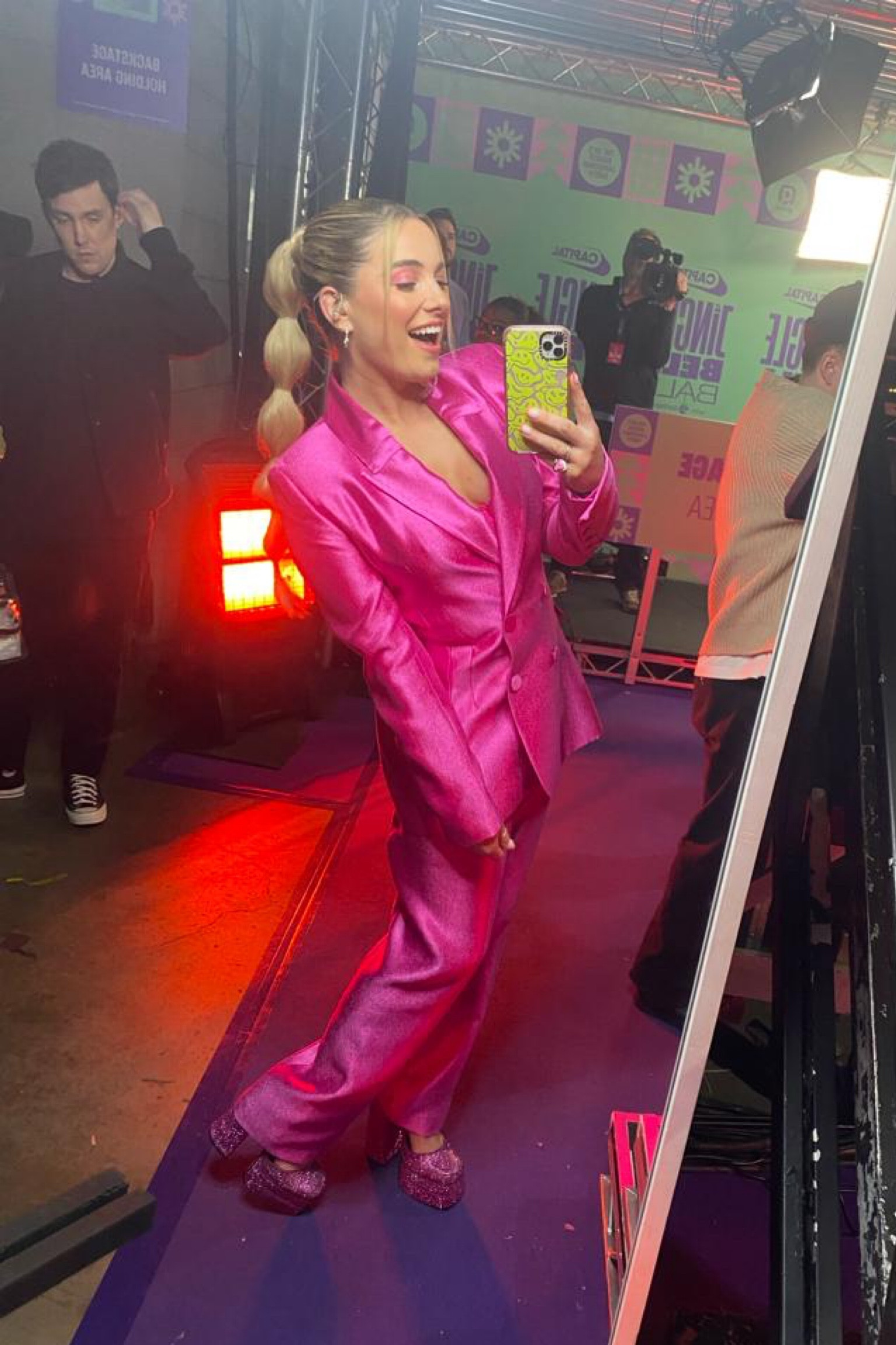 The barbie trend lives on 🩷 suiting, pink, monochrome