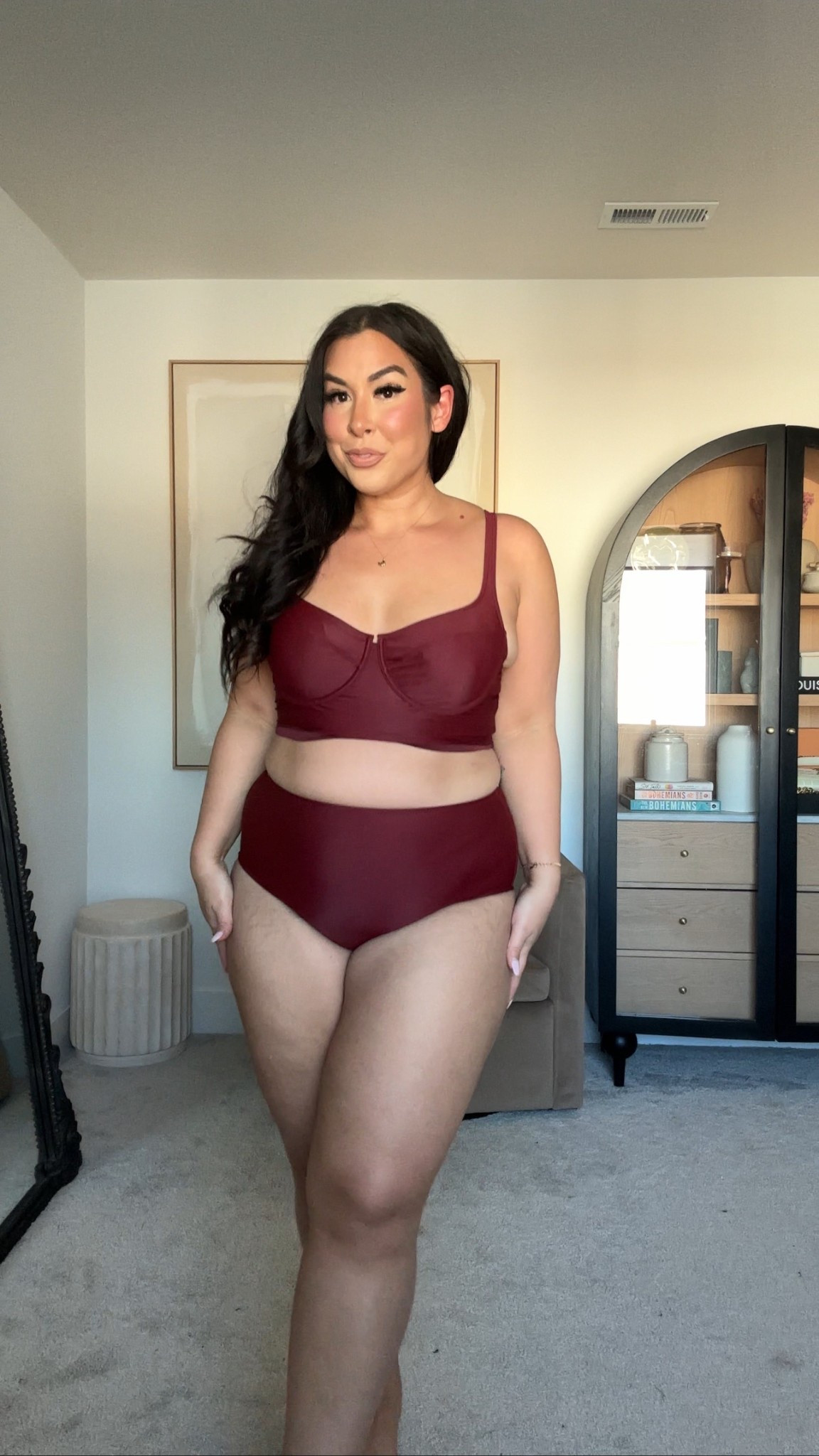 Midsize full coverage swimwear under $50! Wearing a size large!
-
-
-
One piece swimsuit, high waisted bikini, full coverage swimsuit, midsize swimsuit, beach outfit, affordable swimwear

#LTKTravel #LTKStyleTip #LTKSwim