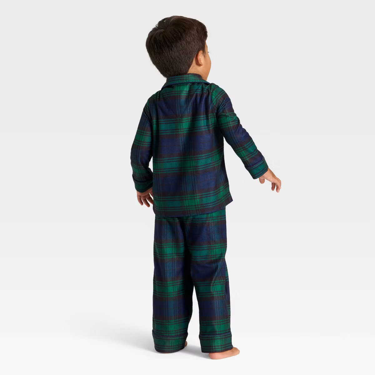 Toddler Plaid Long Sleeve Shirt and Pants Holiday Matching Family Pajama Set - Wondershop™ | Target