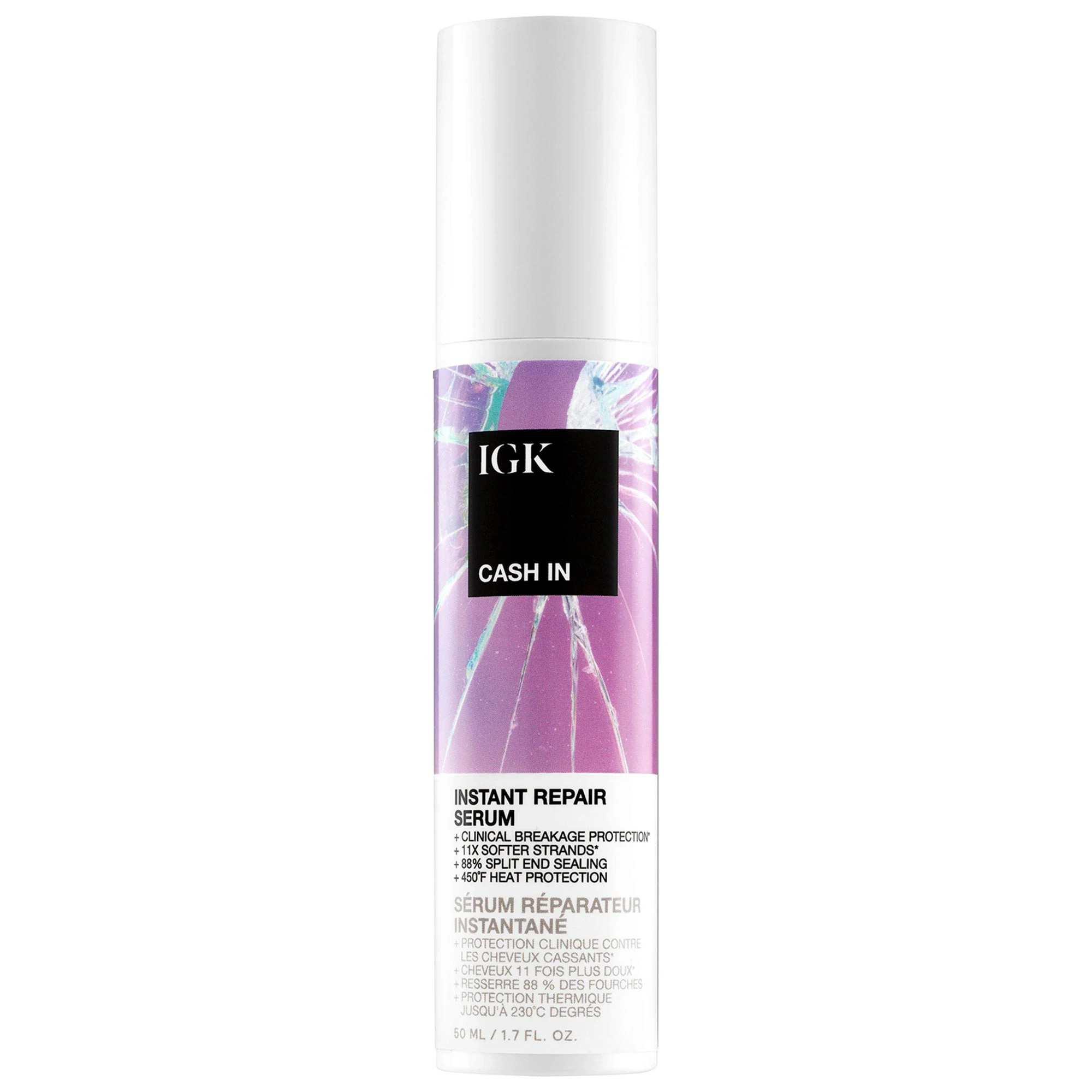 IGK Cash In Instant Repair Multitasking Hair Serum 1.7 oz / 50 ml | Sephora (US)