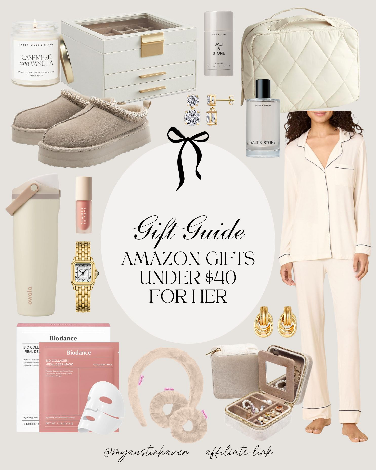 Amazon gift ideas for her under $40 🎁 Affordable gifts she'll enjoy! Cozy slippers, jewelry, travel organizer, sleepwear, masks, lotion, bath towels, candles, fragrance, beauty tools, Christmas gifting. Holiday gift ideas for mom, sister, wife, friend, coworker.

Amazon finds, Amazon gifts.
 

 #LTKGiftGuide #LTKHoliday #LTKFindsUnder50