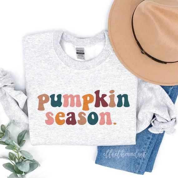 Pumpkin Season Sweatshirt  Fall Sweatshirt  Halloween | Etsy | Etsy (US)