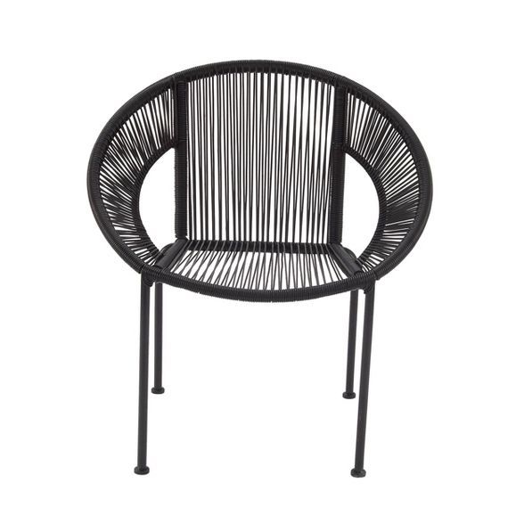 Metal Plastic Patio Accent Chair - Olivia & May | Target