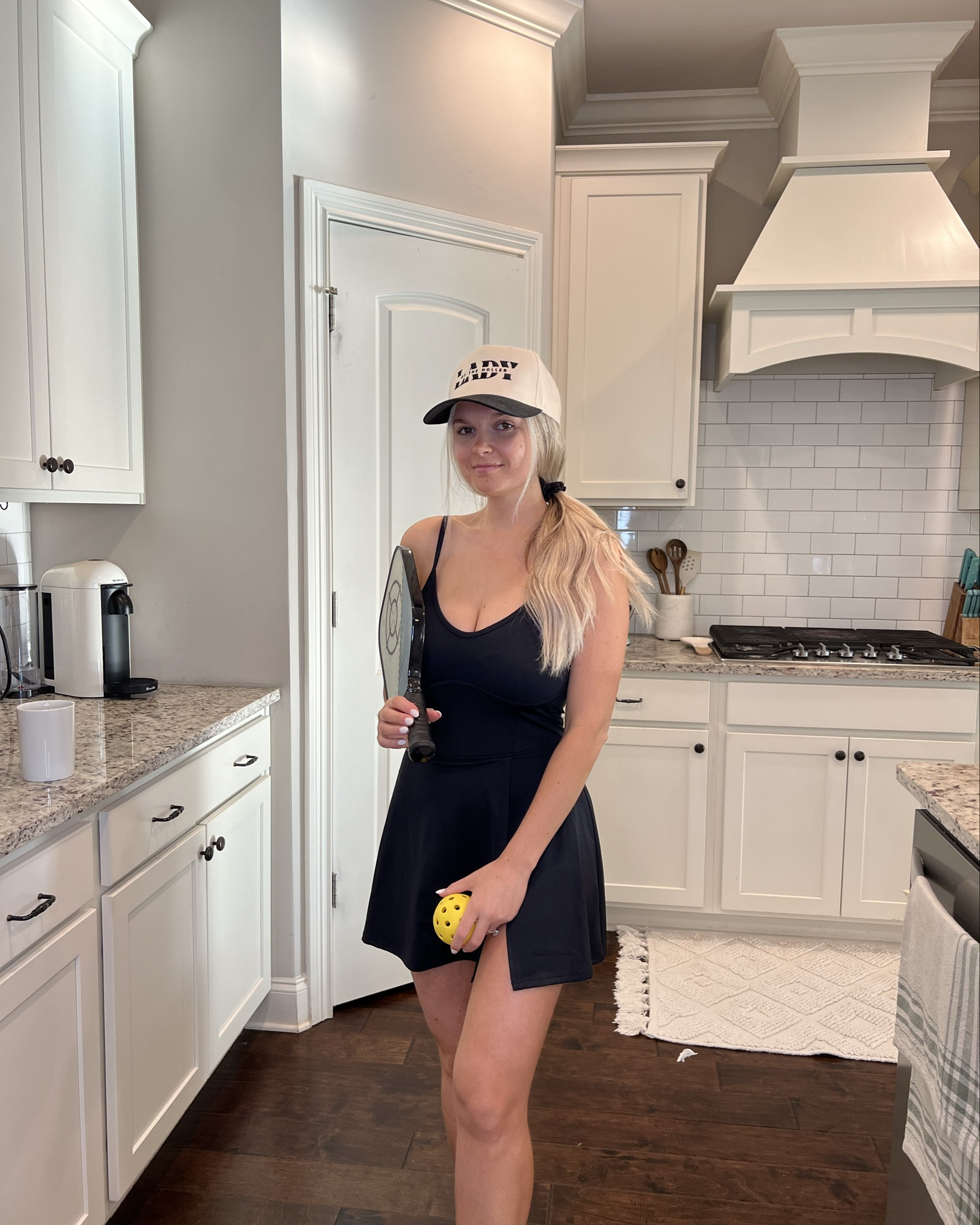 From PJs to pickleball, Athletic dress, workout clothes, workout dress, pickleball outfit, pajamas, blue pajamas, two piece set, one piece set, spring outfit, summer outfit. 
Wearing an XS in athletic dress
SM in pjs 


#LTKfitness #LTKsalealert #LTKxTarget