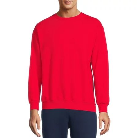 Athletic Works Men s Fleece Crewneck Sweatshirt Sizes S-4XL | Walmart (US)