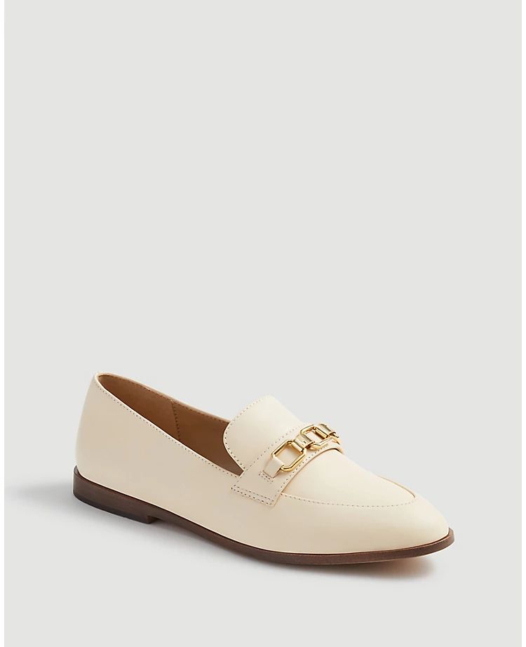 Luci Leather Chain Loafers | Ann Taylor | Ann Taylor (US)