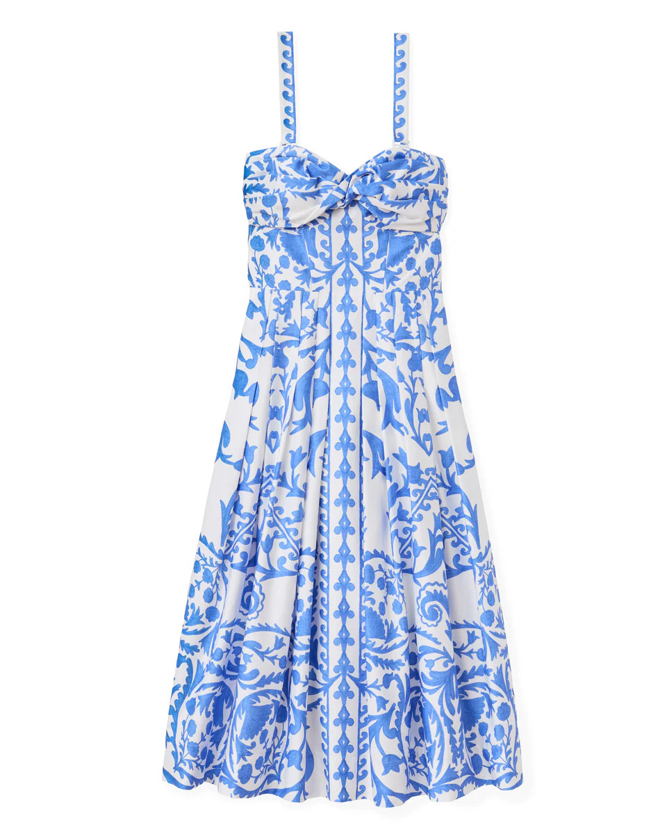SU26 Ingrid Dress-Faraway Print-Provence Blue | Cartolina