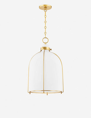 Sybil Pendant Light, Clear Curved | Lulu and Georgia 