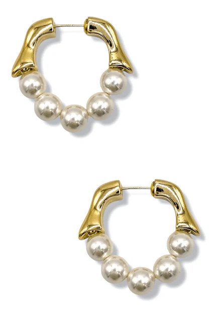 Kristalize x TWT Pearl Beaded Earrings | The Willow Tree