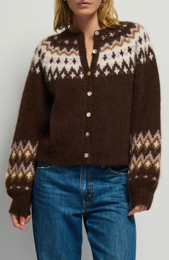 Nation LTD Lula Fair Isle Cardigan | Nordstrom | Nordstrom