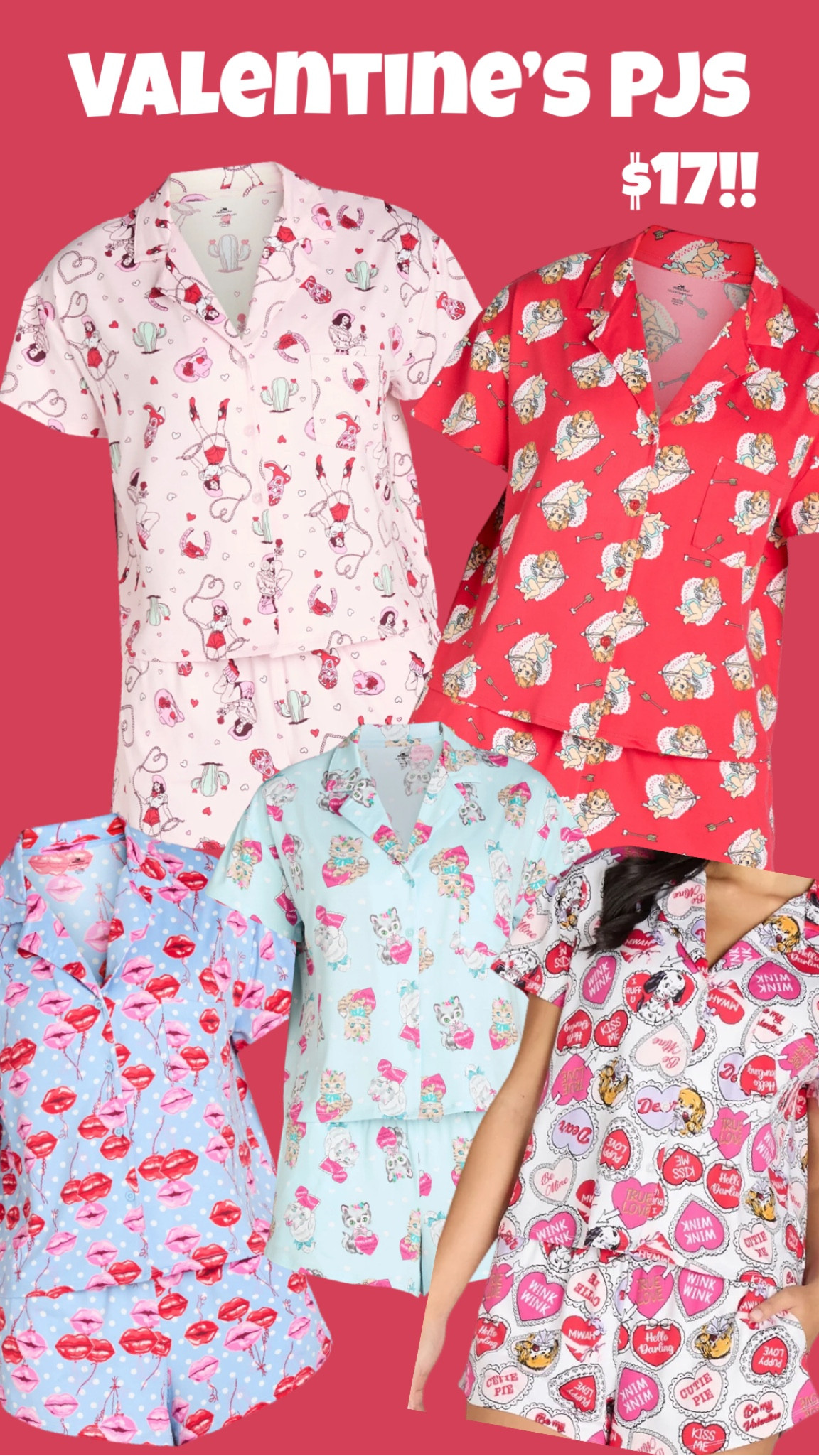Valentine’s Day Pajamas $17
•
#valentinesday #valentinesdaypjs #valentinesdaypajamas #pajamasets #walmartfinds #affordablefashion #walmartfashion #pajamas

#LTKHoliday #LTKFindsUnder50 #LTKStyleTip