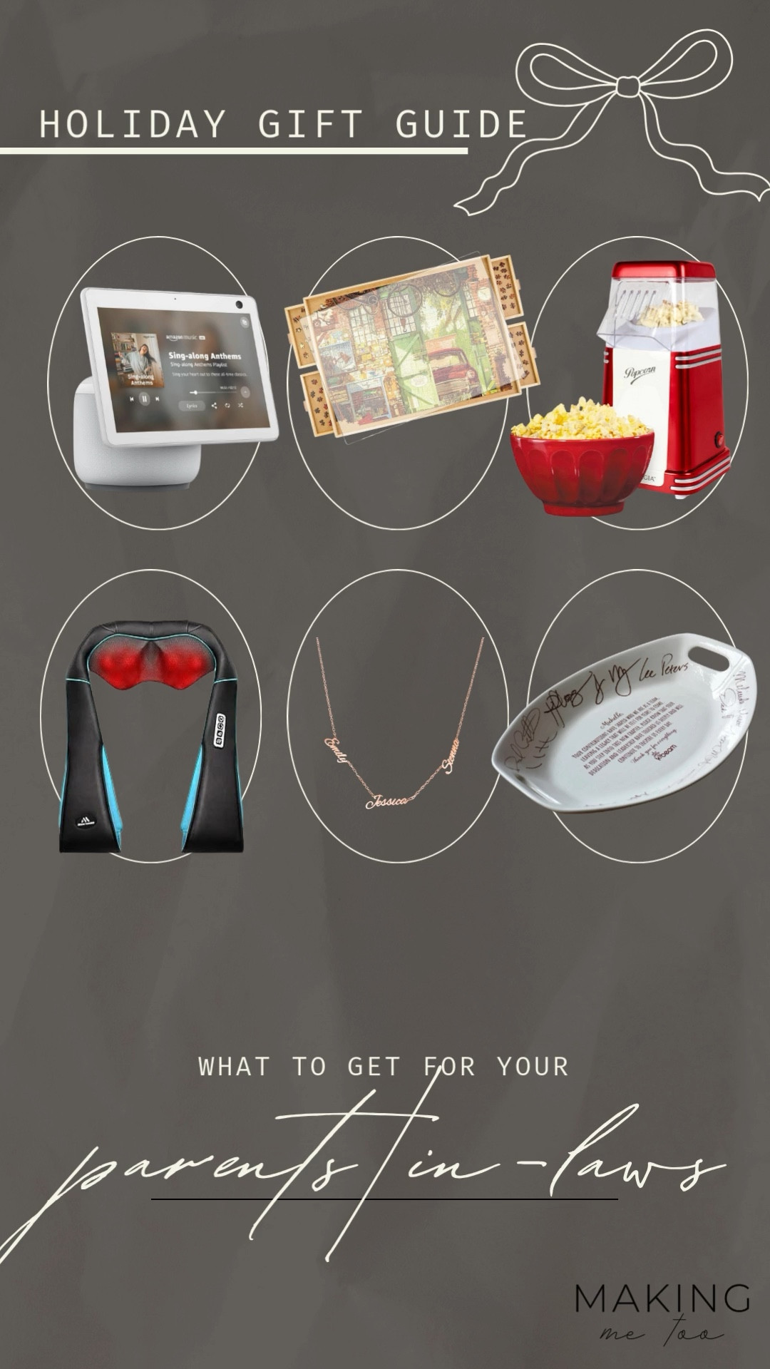 Gift guide for parents/inlaws 

#LTKSeasonal #LTKGiftGuide #LTKHoliday