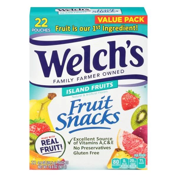 Welch's Value Pack Island Fruits Fruit Snacks 22 ea | Walmart (US)