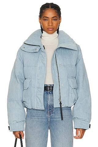x Shoreditch Ski Club Nova Denim Puffer | FWRD 
