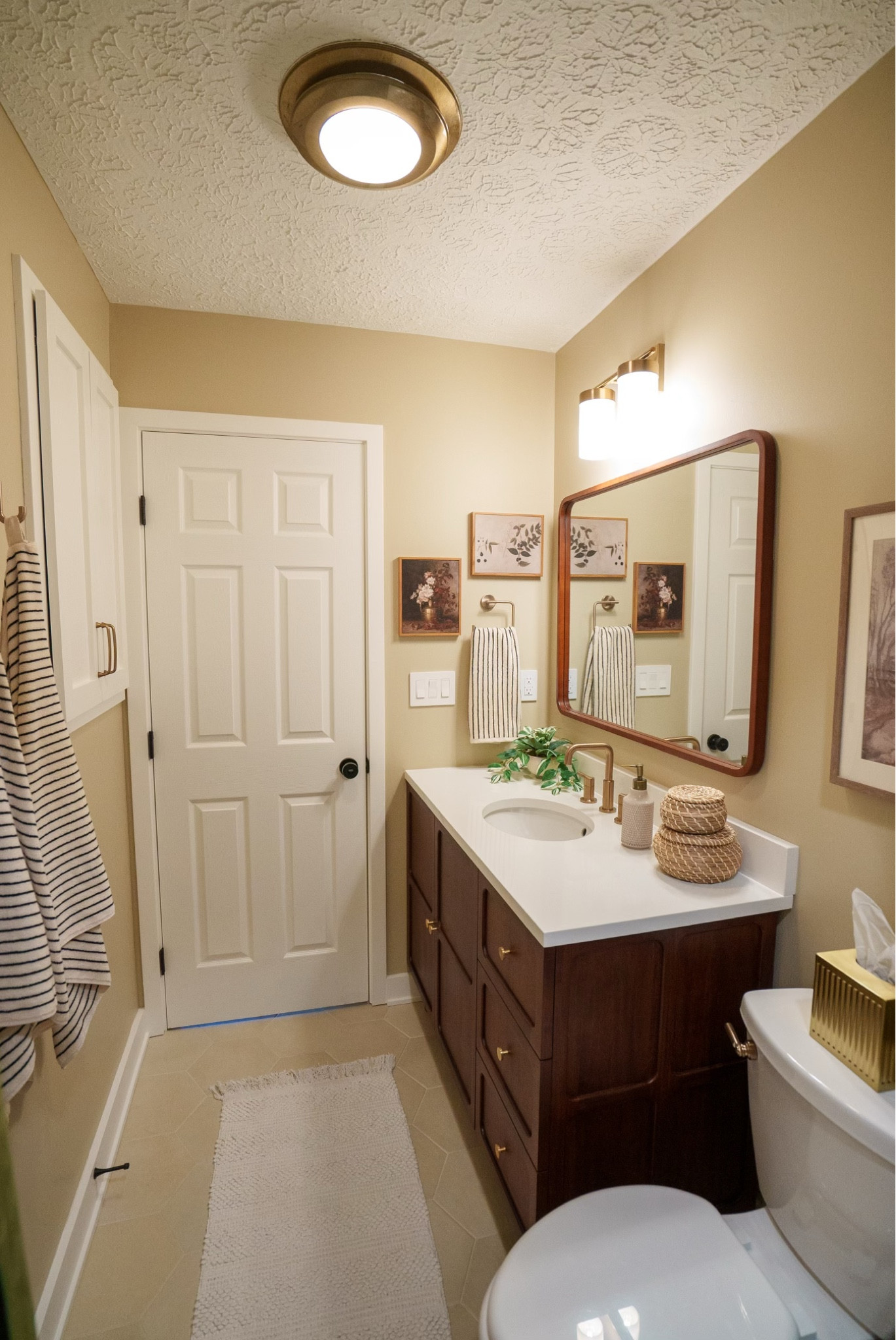 Main bathroom renovation at the flip house is complete! So much thought and care went into this 🫶🏼 #renovation #home #diy 

#LTKhome #LTKfindsunder50 #LTKfindsunder100