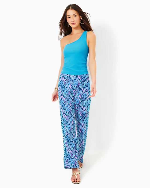 31" Allena Knit Palazzo Pant | Lilly Pulitzer
