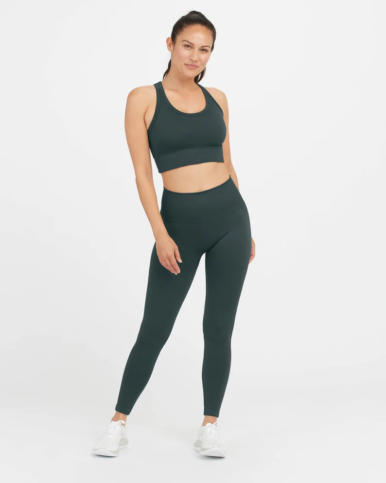 Seamless Sculpt Chevron Ribbed Leggings | Spanx