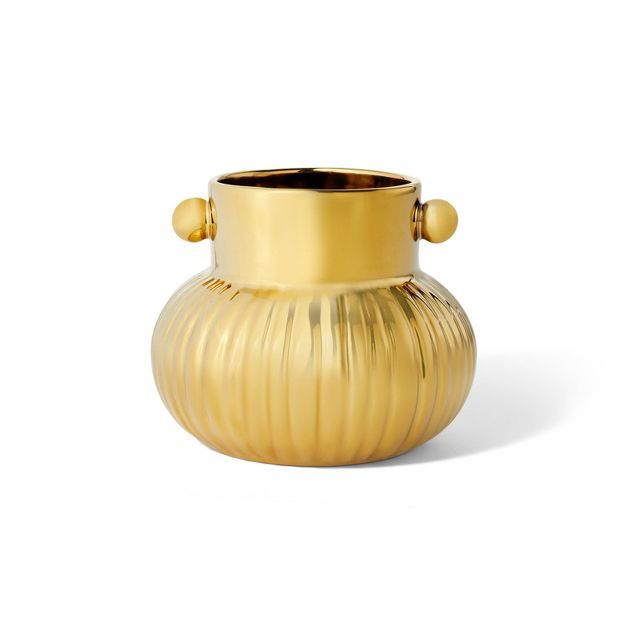 Ceramic Vase Gold - Tabitha Brown for Target | Target
