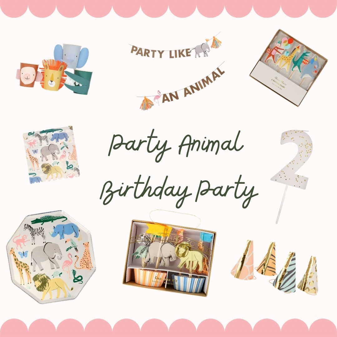 “Party animal” birthday theme supply list! 

#LTKBaby #LTKKids #LTKSeasonal
