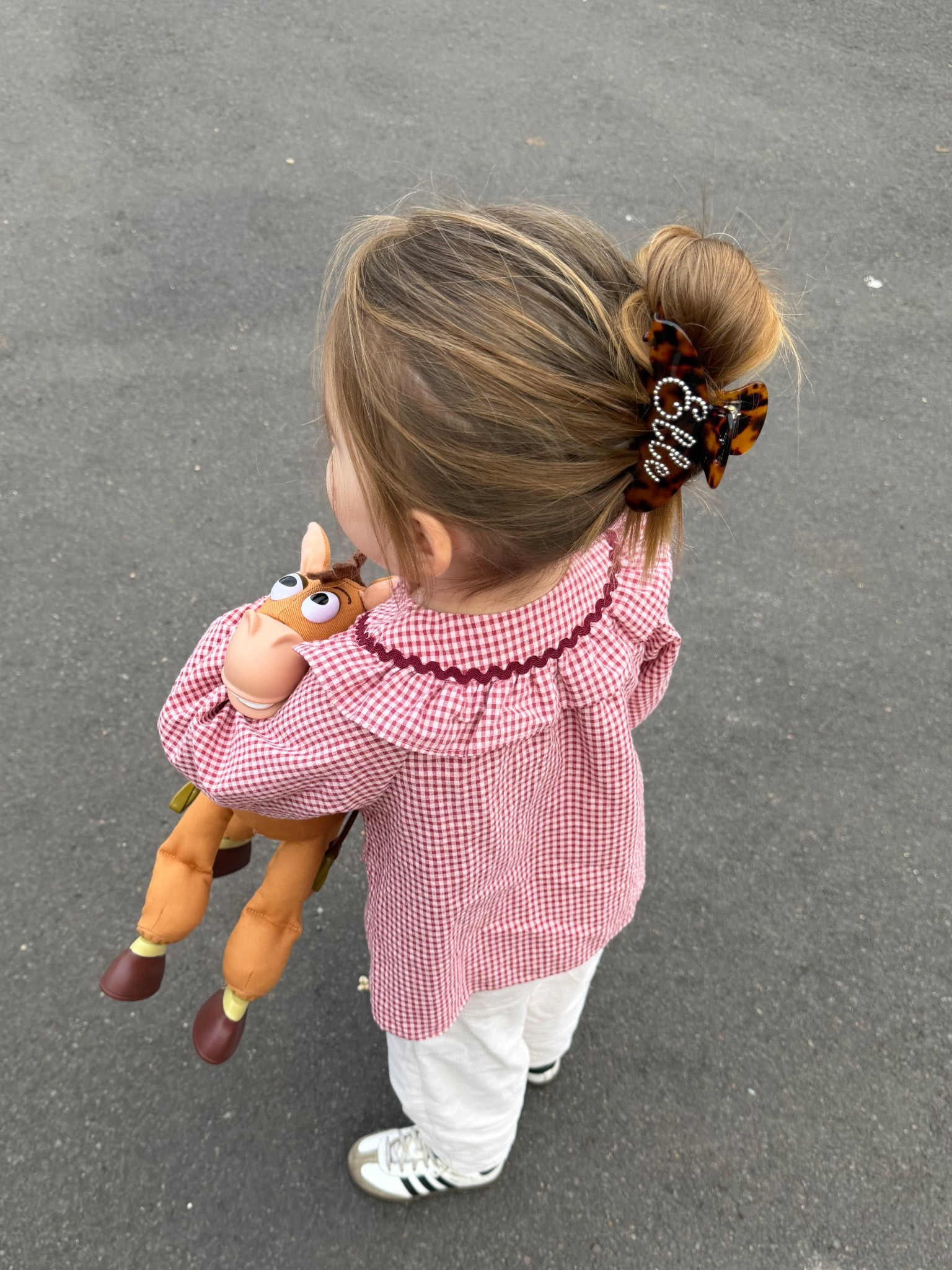Toddler ootd
.
Kids fashion, personalised, personalised claw clip, hair accessories, kids clothes, Zara kids, gingham

#LTKuk #LTKkids #LTKfamily