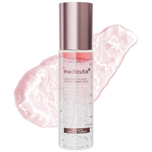 medicube Jelly Mist Serum with Pink PDRN Collagen | Dual-Texture Glow Spray with Niacinamide, Glutathione, Ceramide, Hyaluronic Acid | for Hydration, Radiance, Plump-Looking Skin | 3.38 fl.oz | Amazon (US)