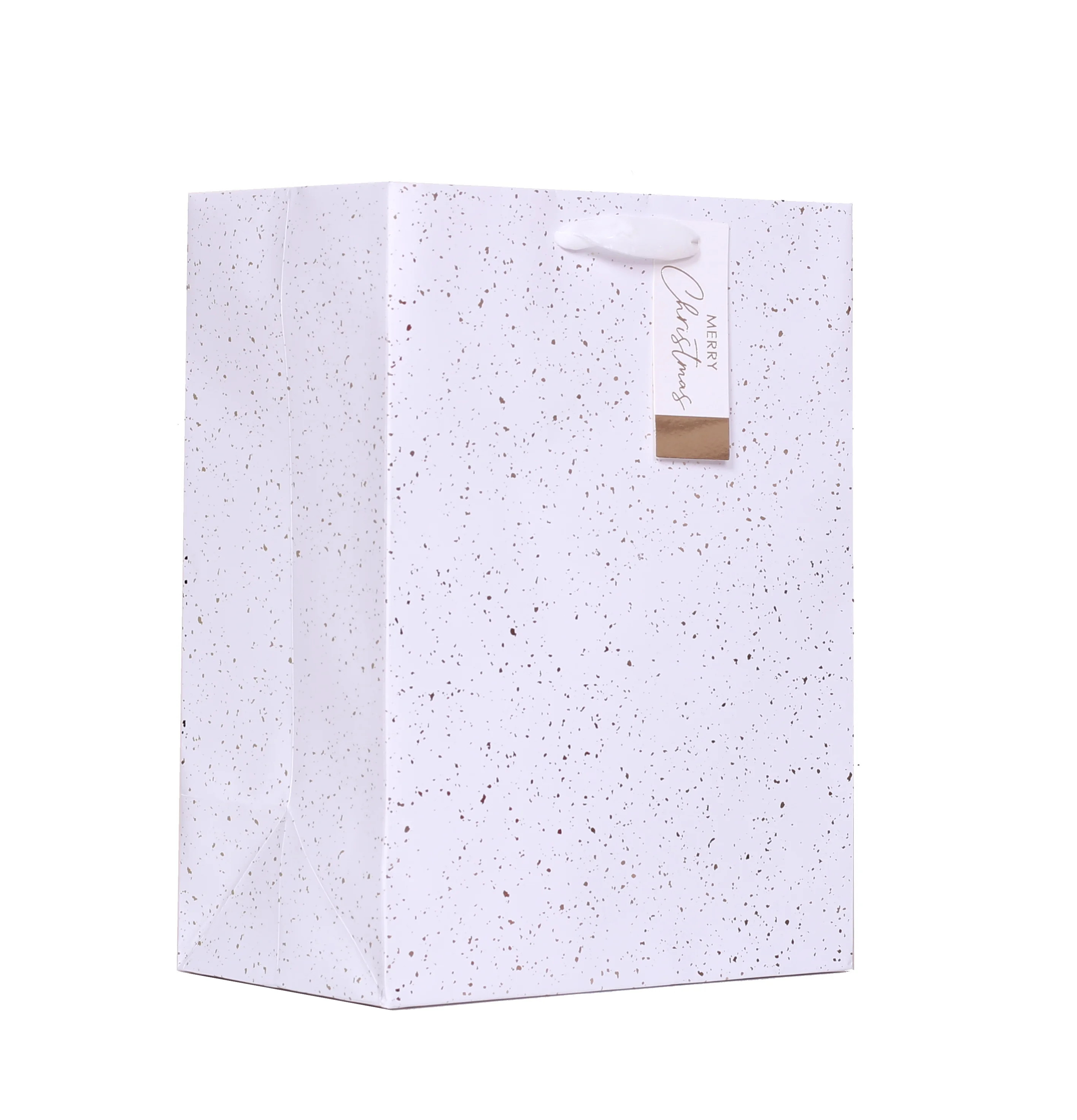 Medium Gold Dusted Christmas Gift Bag (7.5" x 9.875") by My Texas House | Walmart (US)