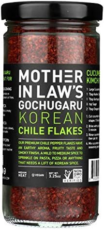 MOTHER IN LAWS KIMCHI Gochugaru Korean Chile Flakes, 3.25 OZ | Amazon (US)