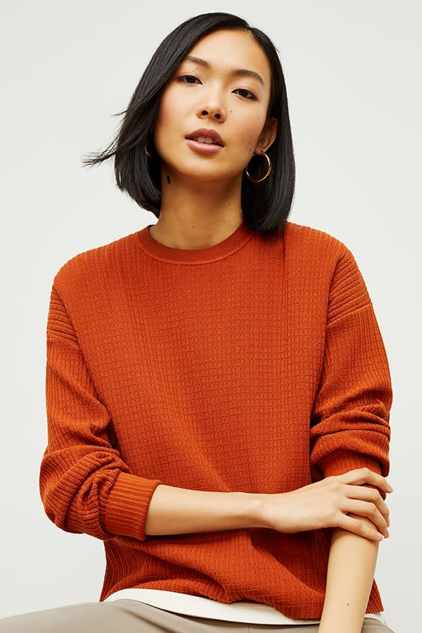 The Tyler Sweatshirt—Geo Micro Knit | MM LaFleur
