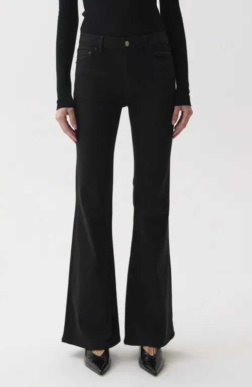 Pistola Kinsley High Waist Flare Jeans in Graphite at Nordstrom, Size 25 | Nordstrom