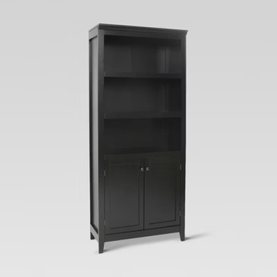 72" Carson 5 Shelf Bookcase with Doors - Threshold™ | Target