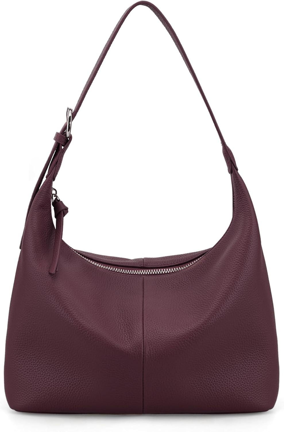 befen Genuine Leather Slouchy Hobo Bags for Women, Work Shoulder Purses | Amazon (US)
