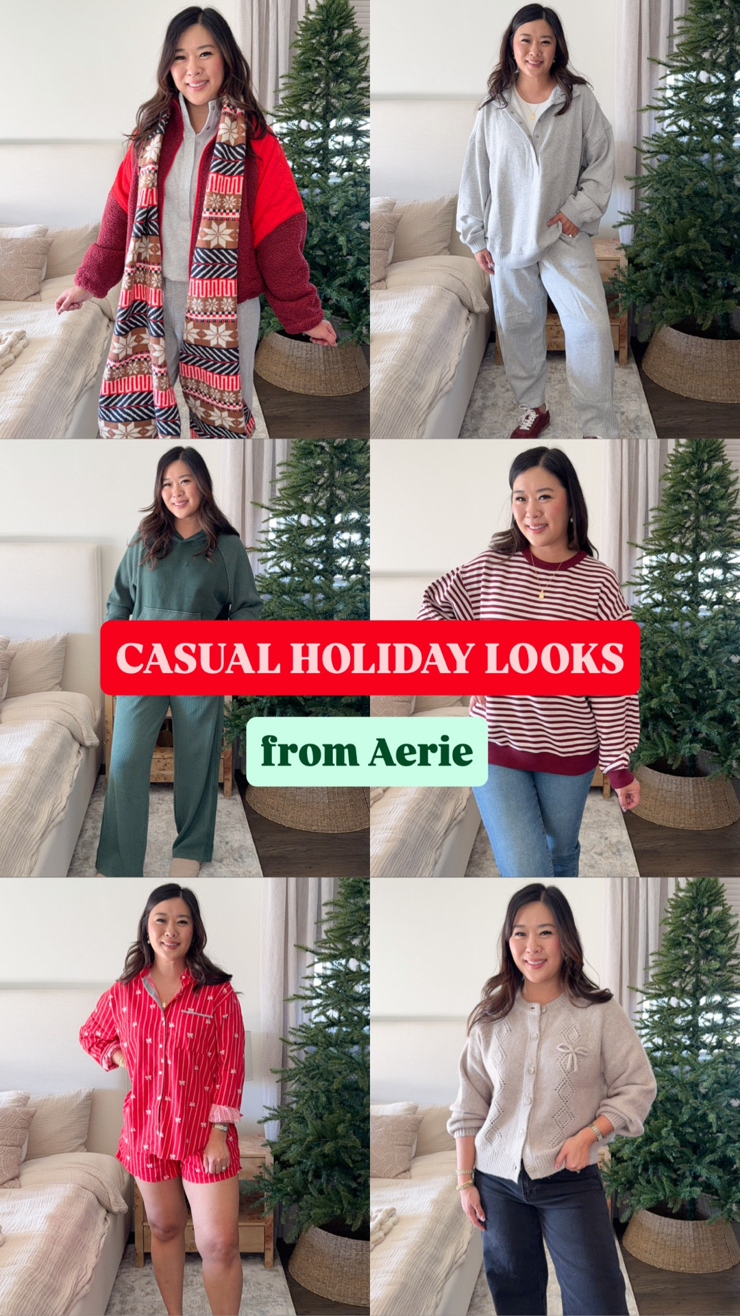 Aerie Casual Holiday Looks 

#LTKMidsize #LTKOver40 #LTKHoliday