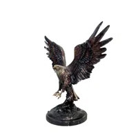 Bronze Eagle on Marble Base Statue | Wayfair North America