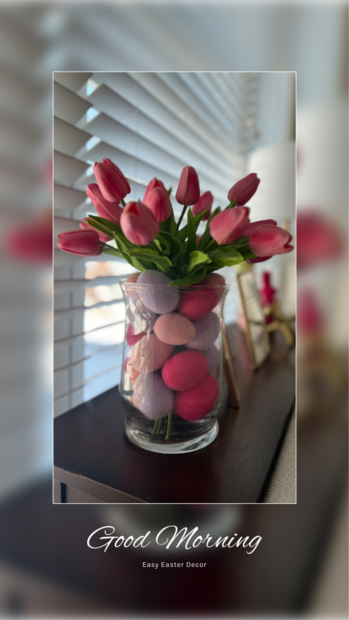 These faux tulips from Amazon and flocked eggs from Michael’s make the easiest Easter decor. 🌷

#LTKSeasonal #LTKhome