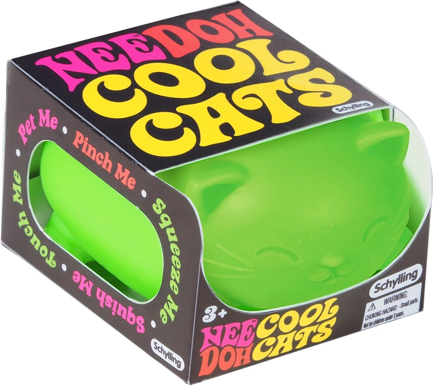Nee Doh Cool Cats Squishy Fidget Ball, Novelty Toy, Multiple Colors, Children Ages 3+ | Walmart (US)