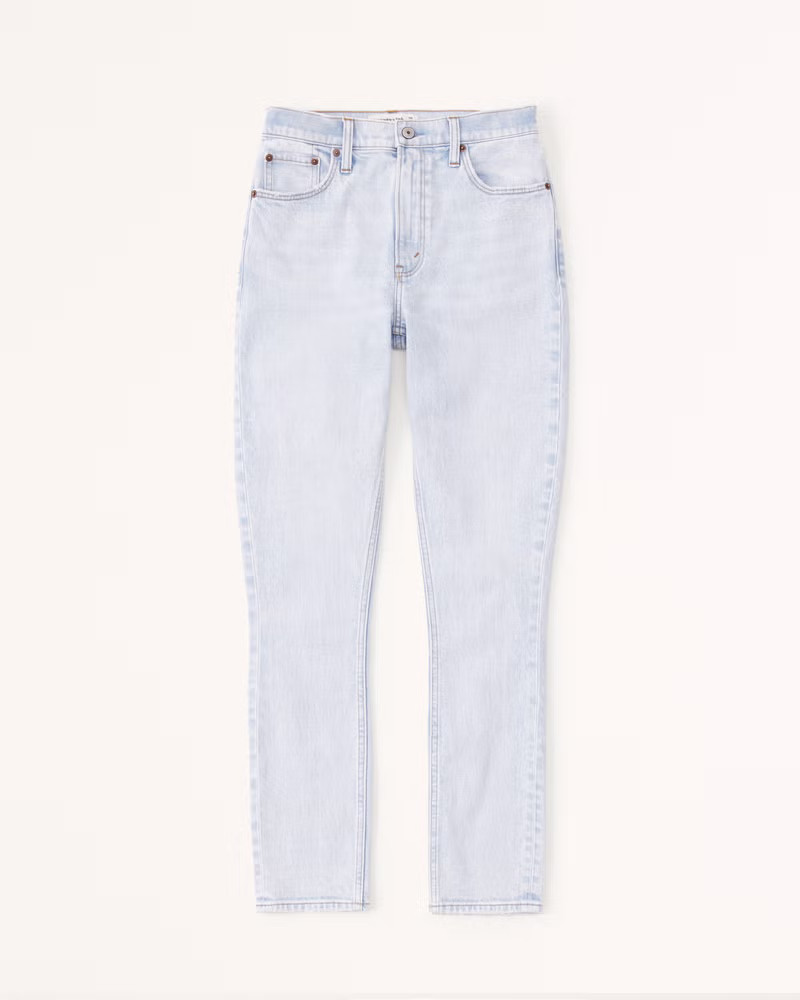 Abercrombie & Fitch Women's High Rise Skinny Jean in Light - Size 32 SHORT | Abercrombie & Fitch (US)
