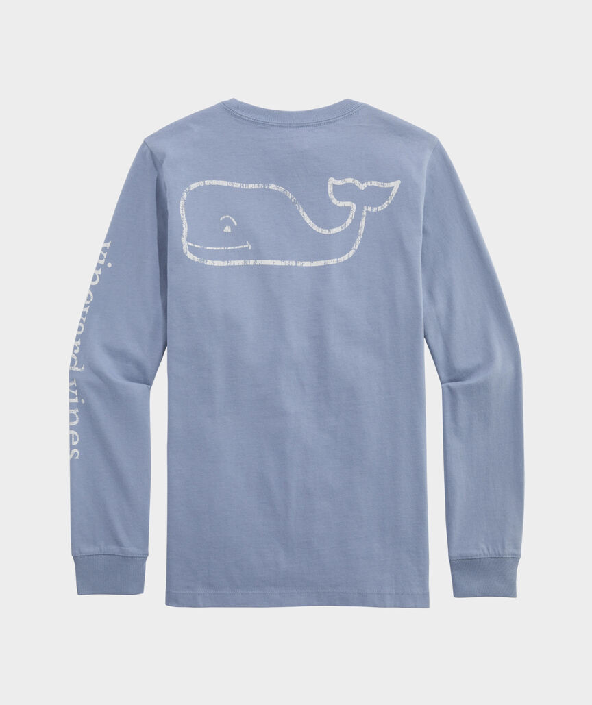 Boys' Vintage Whale Long-Sleeve Pocket Tee | vineyard vines