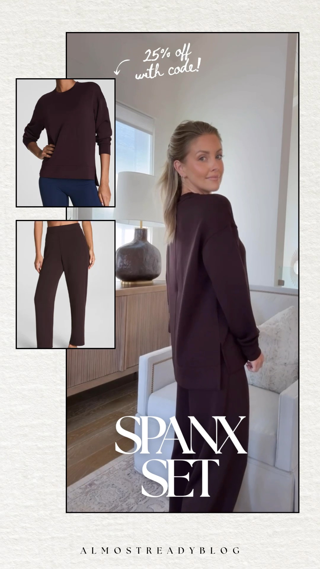 Use code AE25 for 25% off ✨

sale alert, active wear, lounge wear, matching set, jumpsuit, Spanx, casual outfits, fall outfits, Amanda west, almost_readyblog

#LTKSaleAlert #LTKootd