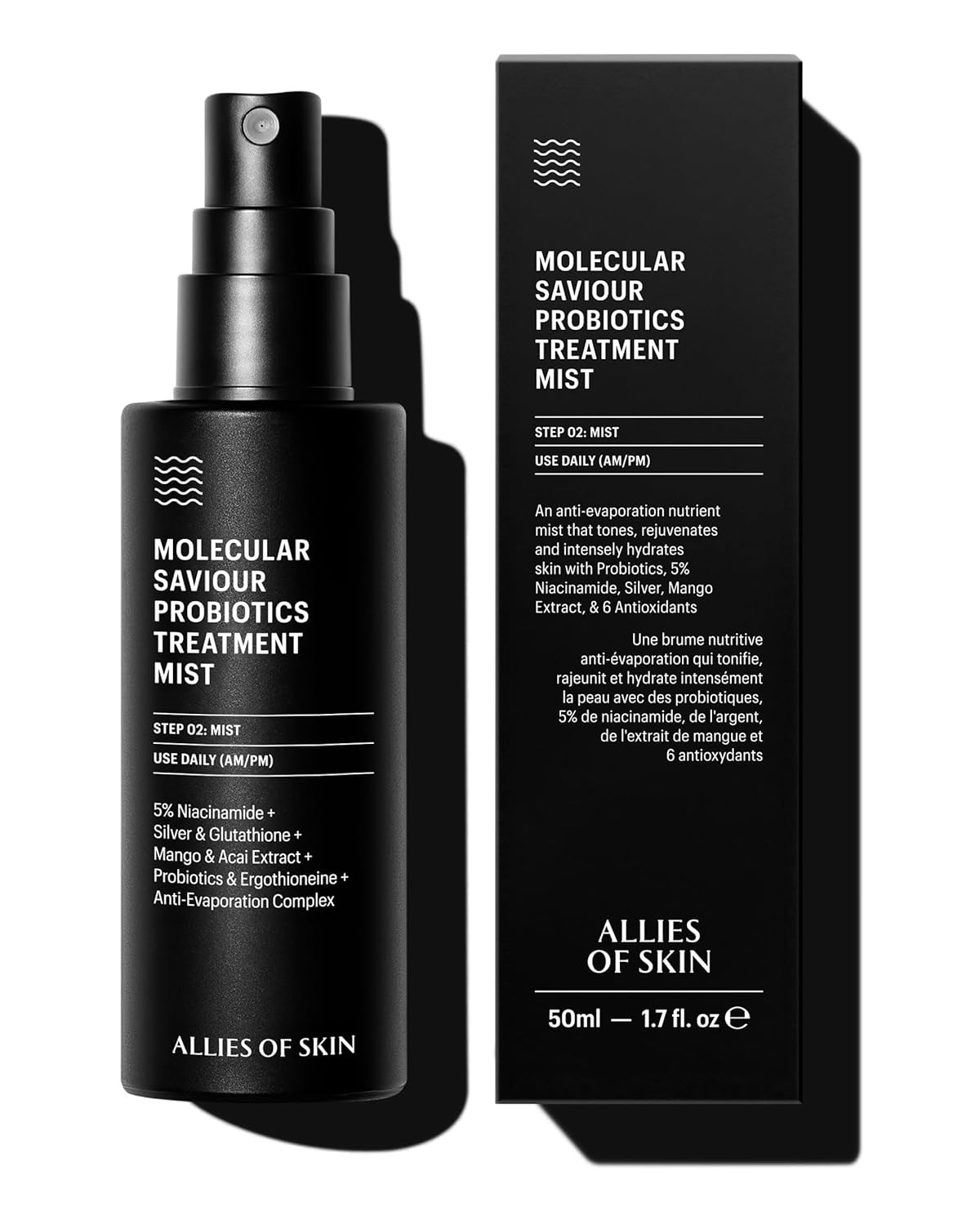 Allies of Skin Probiotic Face Mist | Toner Facial Mist to Minimize Pores | Probiotic Skincare for... | Amazon (US)